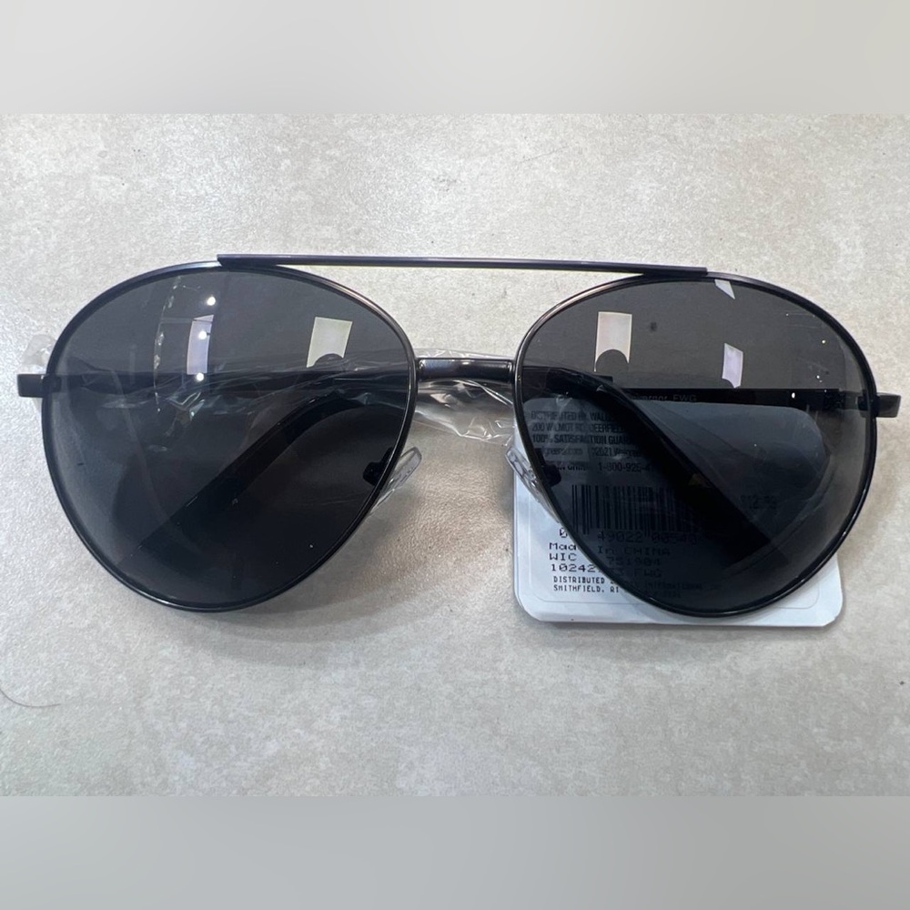 CALI BLUE WOMANS SUNGLASSES LIGHT PINK CAT EYE PLASTIC FRAME 100% UVA & UVB